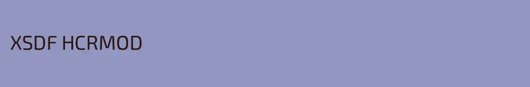 XSDF HCRMOD